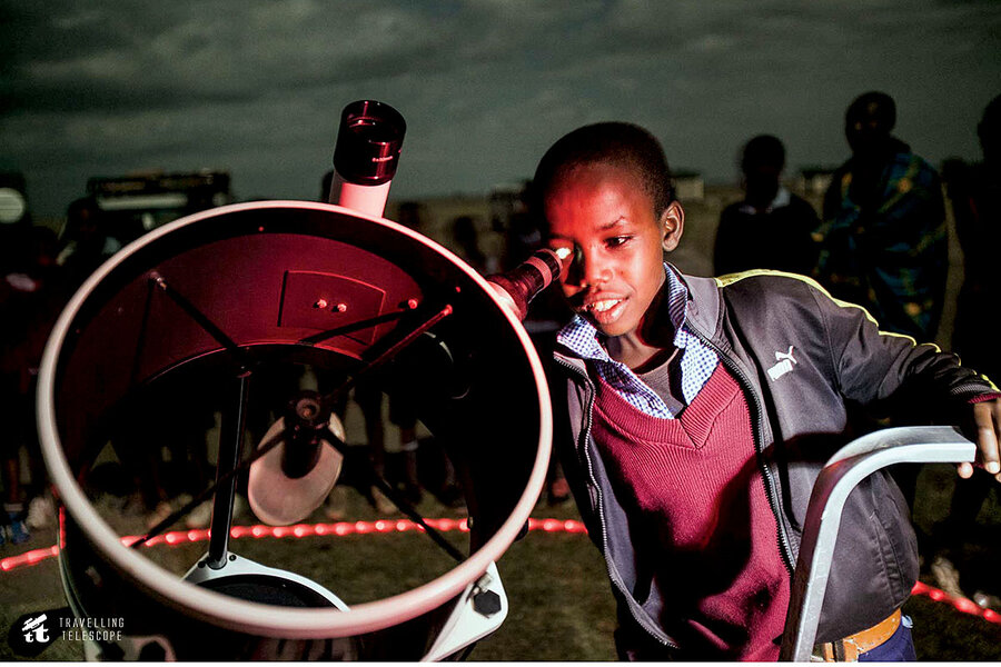 The Travelling Telescope helps Kenyan students explore the night sky